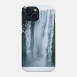 Snowy Waterfall Phone Case