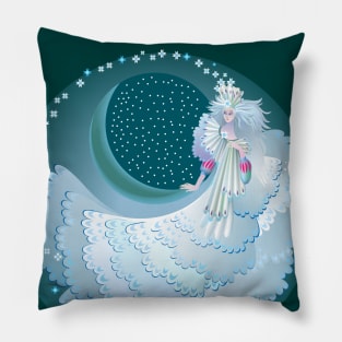 Snow Queen from fairyland Pillow