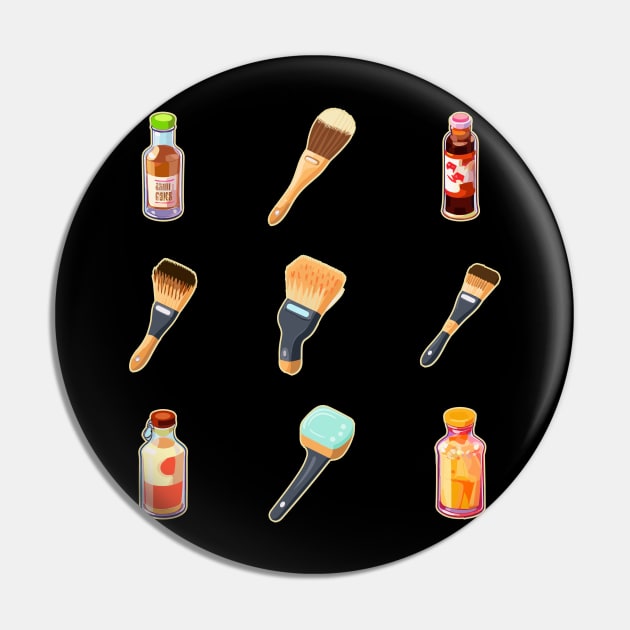 Bottled Up Brush Offs Pin by DanielLiamGill