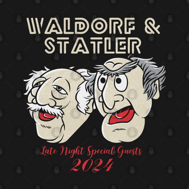 Statler and Waldorf late night special guest 2024 by JigongNumpuk