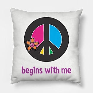 begins with me Pillow