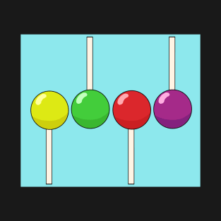 Lollipop Design T-Shirt