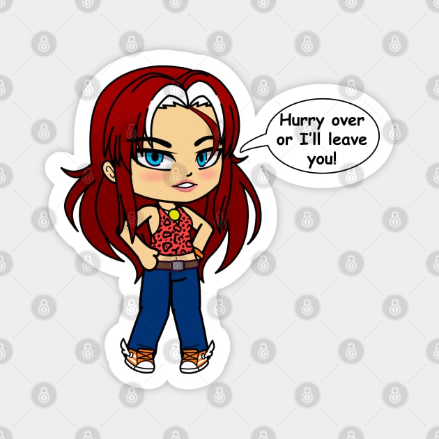 Crazy Taxi Gena in Gacha Club Style Magnet by ParaholiX