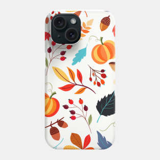 Autumn leaves and fruits - fall season 1 Phone Case