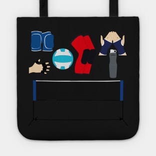 Volleyball Accessories Stickers Tote