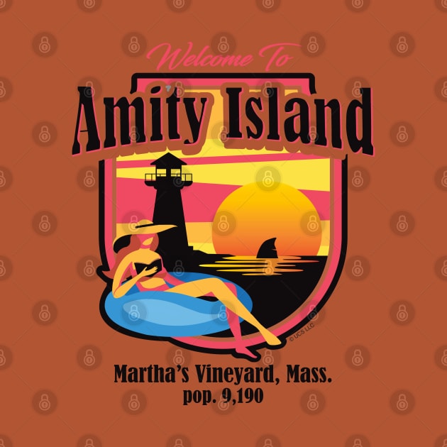 Welcome to Amity Island by Alema Art