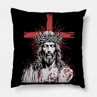 Jesus Christ the Beginning and the End Pillow