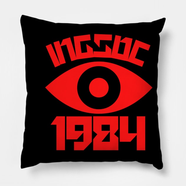 Big Brother is Watching You Pillow by FrogandFog