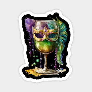 Cheers to Mardi Gras Magnet