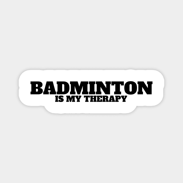 badminton Magnet by dishcubung