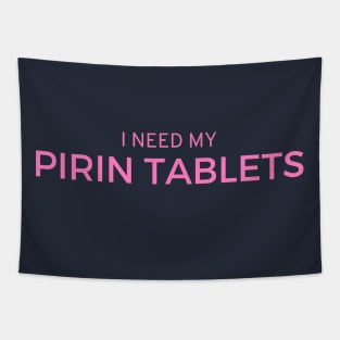 Pirin Tablets | The Birdcage | Pink Print Tapestry