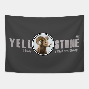 I Saw a Bighorn, Yellowstone National Park Tapestry