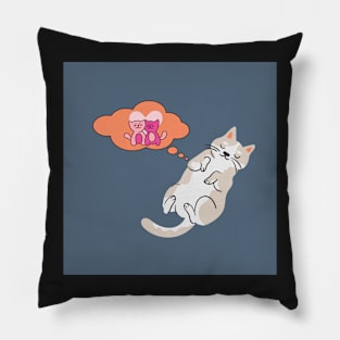 Dreaming cat Pillow