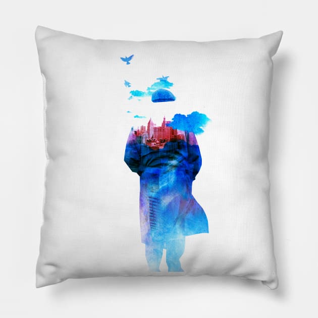 Get Away Color Final Pillow by astronaut