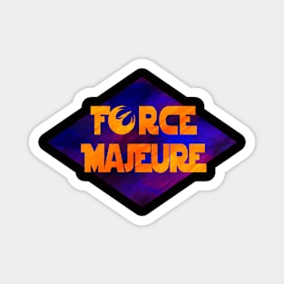 Force Majeure Podcast triangle Magnet