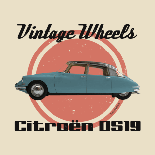 Vintage Wheels - Citroën DS 19 T-Shirt