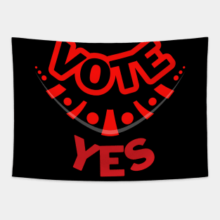 Vote Yes To The Voice Indigenous Voice To Parliament Boomerang Red Edition Tapestry