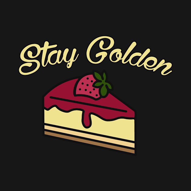 Golden Girls Inspired Stay Golden Cheesecake Dessert by charlescheshire