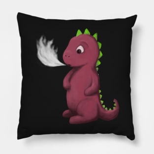 Curious Dinosaur Pillow