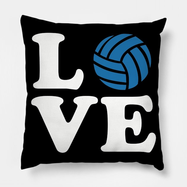 Volleyball love Pillow by Designzz