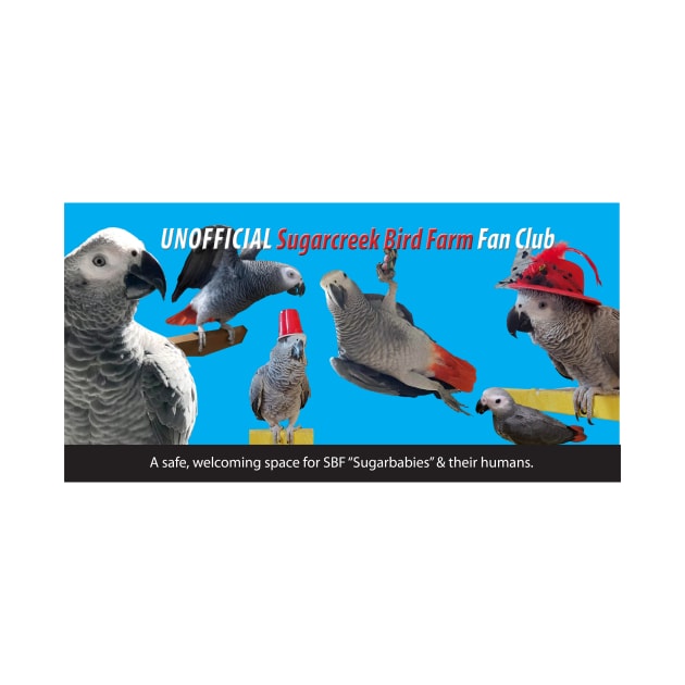 African Grey Parrot banner by Just Winging It Designs
