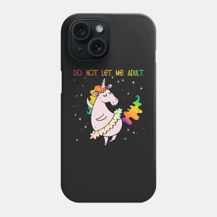 Dancing Unicorn sticker Phone Case