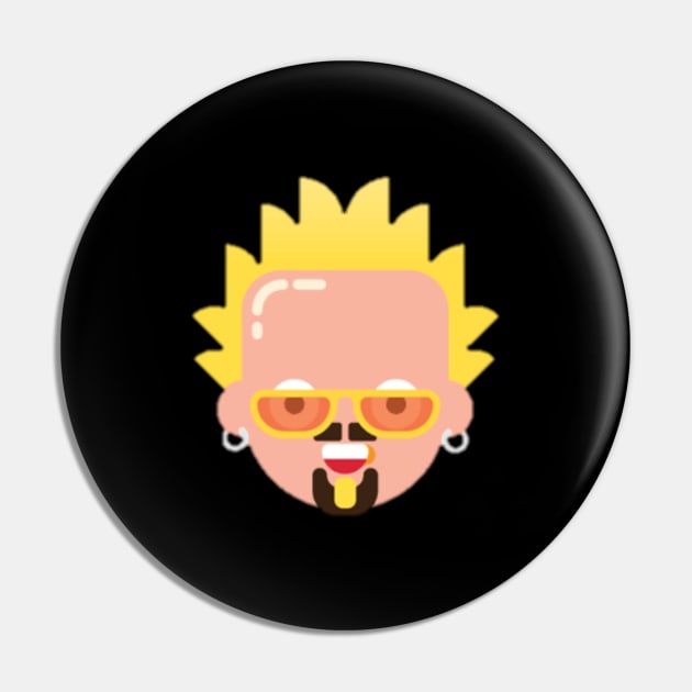 Guy fieri///Vintage for fans Pin by MisterPumpkin