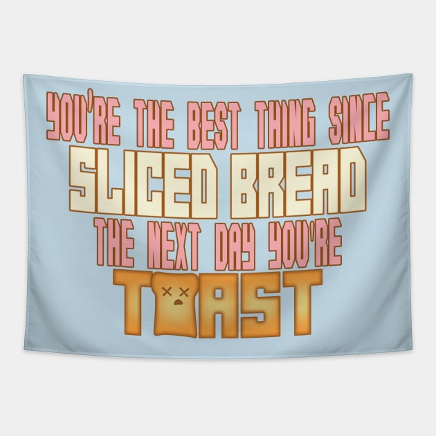 Sliced Bread Tapestry by rachybattlebot