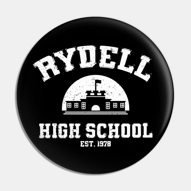 Rydell High School - Vintage Look Design Pin by Trendsdk