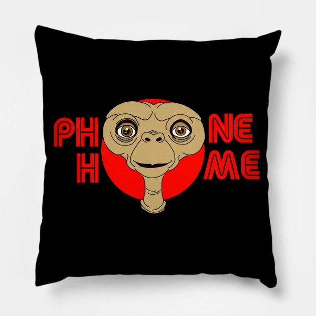 Phone Home Pillow by Blaze_Belushi
