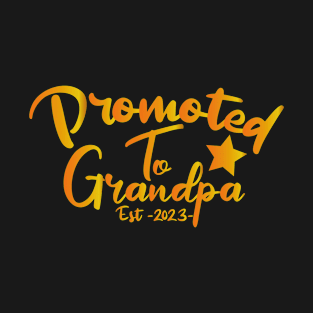 Promoted To Grandpa T-Shirt