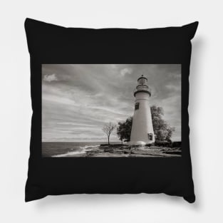 Historic Marblehead Lighthouse Pillow