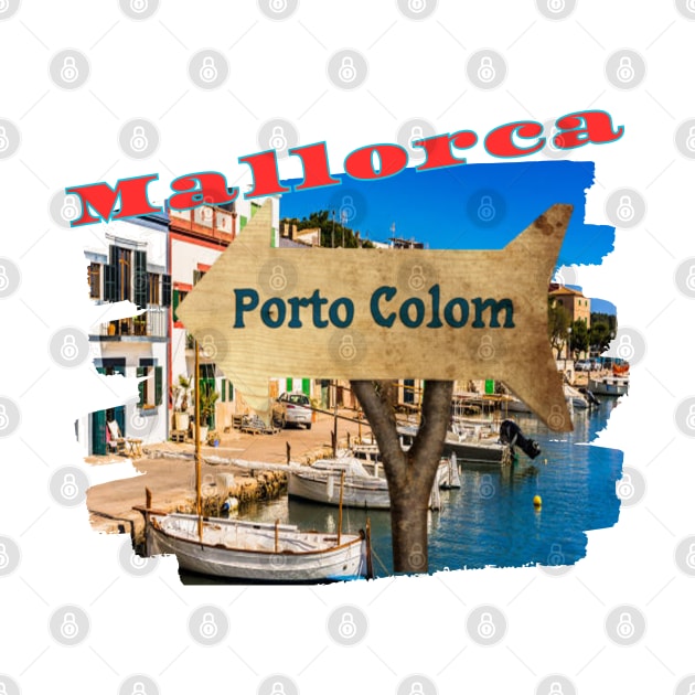 Porto Colom, Mallorca Spain by Papilio Art