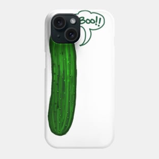 Scary Cucumber Boo Original Funny New School Art Phone Case