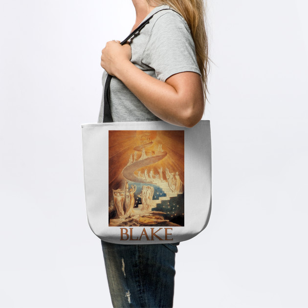 Jacob S Ladder By William Blake Paintings Tote Teepublic