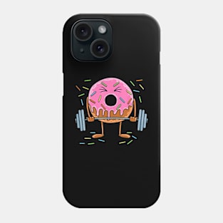 Weightlifing Fitness Workout Gym Donut Lover Phone Case