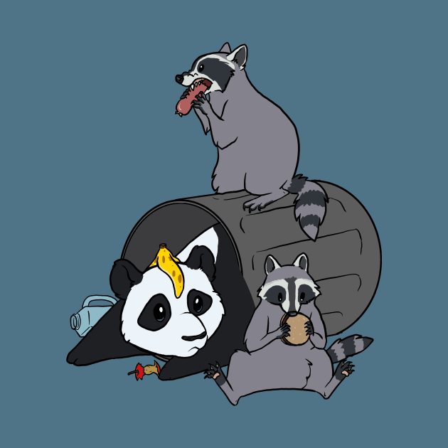 Trash Pandas by Khalico