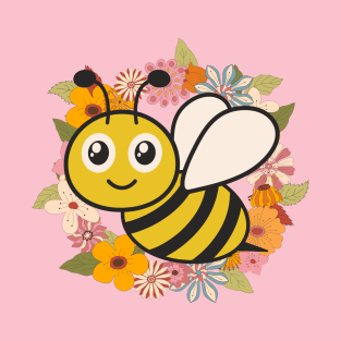 Bee & Flowers T-Shirt