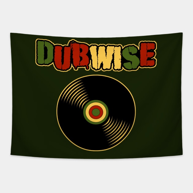 Dubwise-RastaRecord Tapestry by AutotelicArt