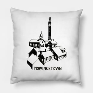 Provincetown Vintage Cape Cod Gay New England LGBT Pillow