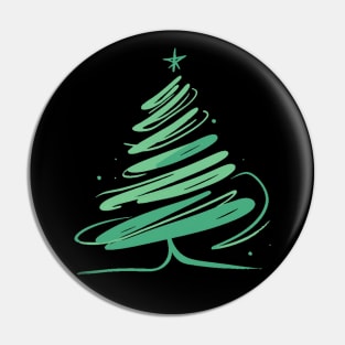 Simple Christmas Tree Pin