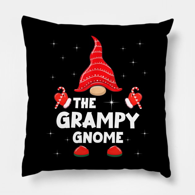 The Grampy Gnome Matching Family Christmas Pajama Pillow by Foatui