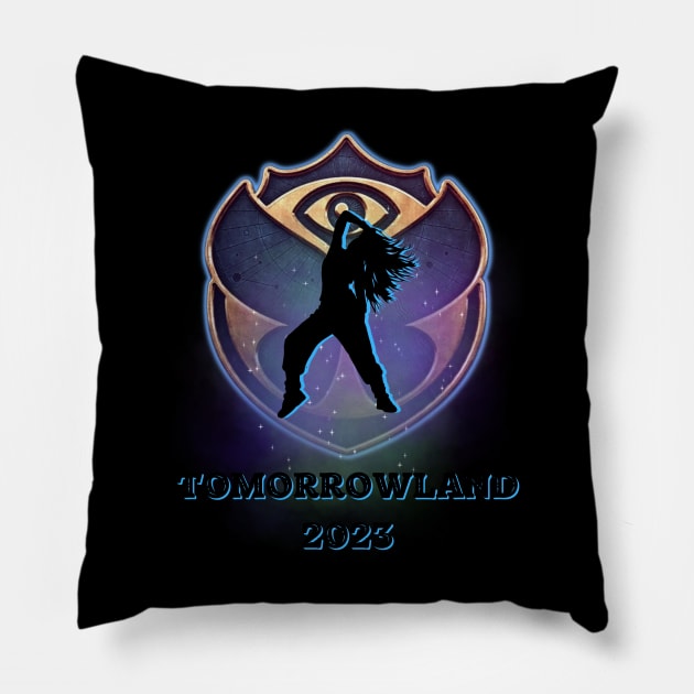 Tomorrowland 2023 Pillow by Anatoliy Smirnov