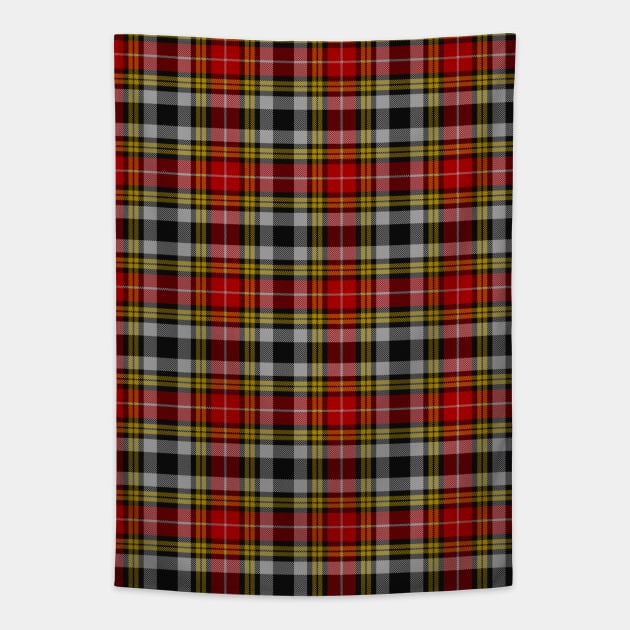 Buchanan Old Dress Tartan Plaid Scottish Clan Family Pattern Tapestry by terrybain