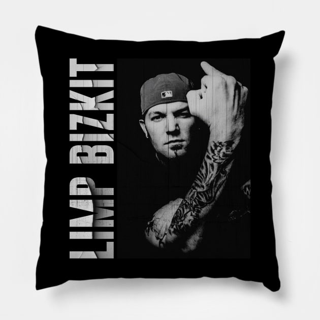 Limp Bizkit // Vintage Distressed Pillow by Sal.Priadi