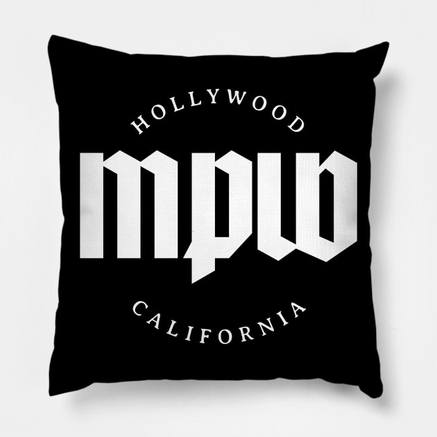 HOLLYWOOD Pillow by midwestprowrestling