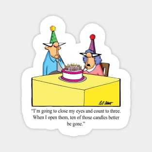 Funny Spectickles Birthday Cartoon Magnet