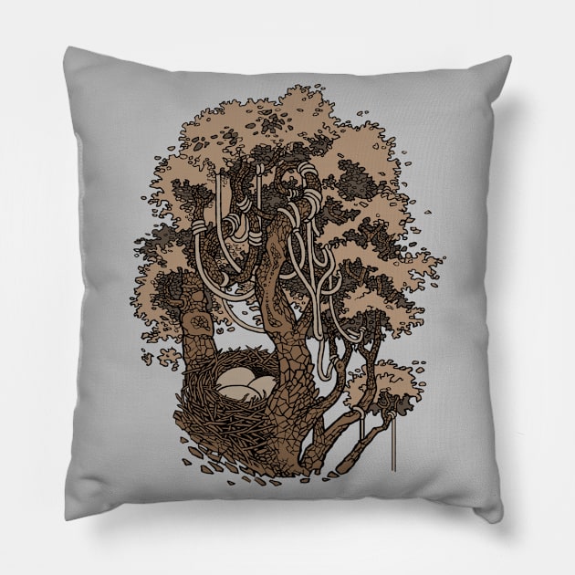 Entangled Life Pillow by Treefall