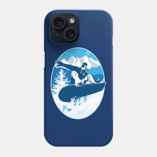 Snowboarding Phone Case