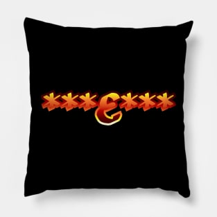 Epic Alphabet: E Edition Pillow